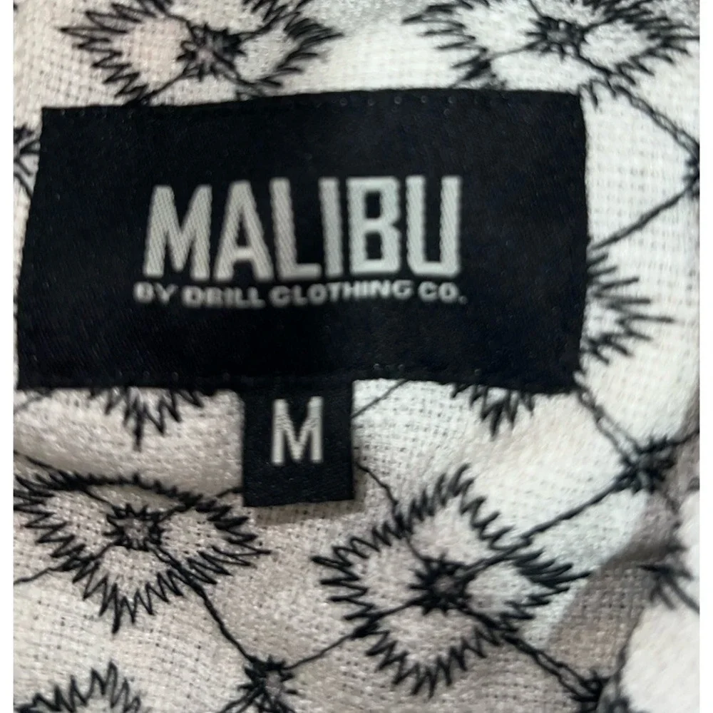 (b40/8)malibu stylish BEACH SHIRT in medium Size M